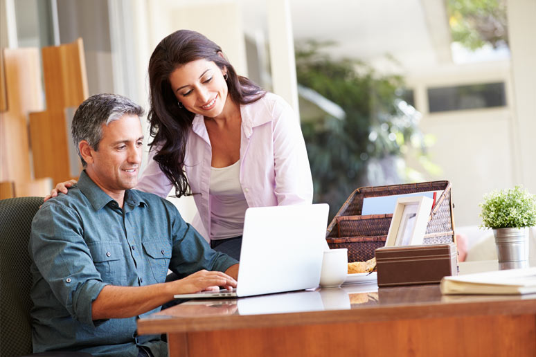 Couple Reviewing Finances